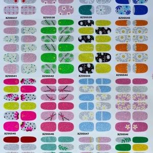 Nail polish stickers